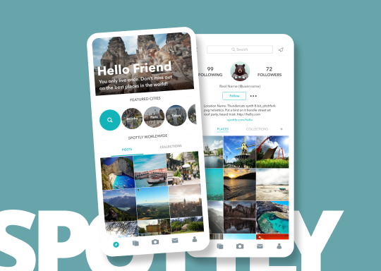 Spottly travel app image